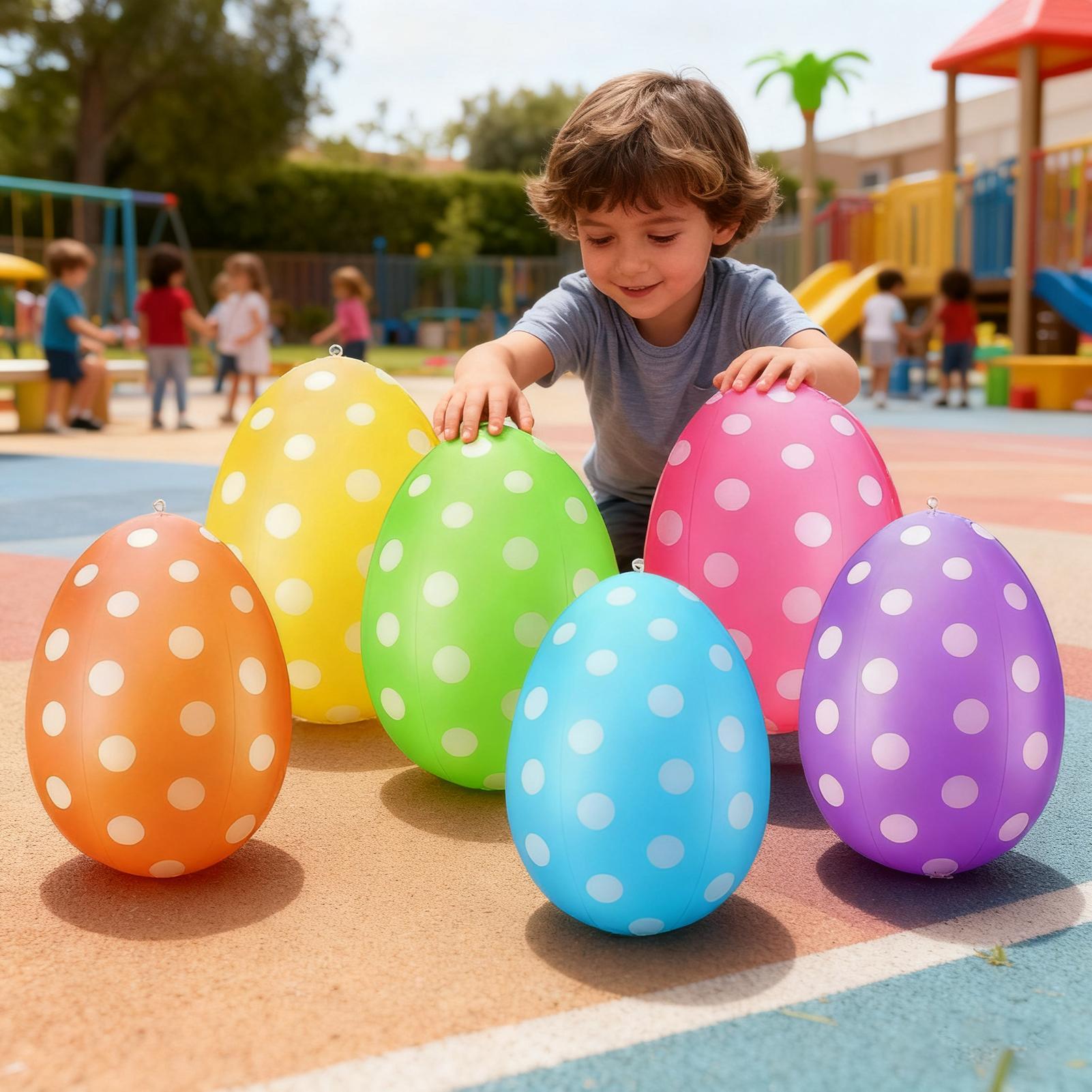 Uova di Pasqua Gonfiabili 6 Pz - Kids Yard Toys recensione e prezzo