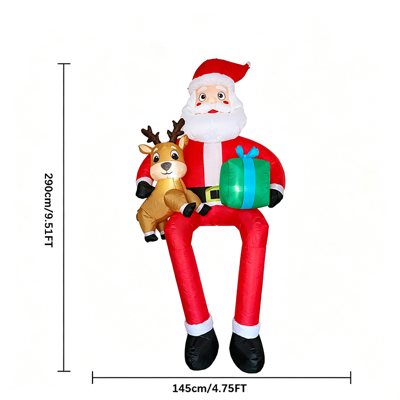 Babbon Natale Gonfiabile Sedut - Kids Toys Xmas recensione e prezzo